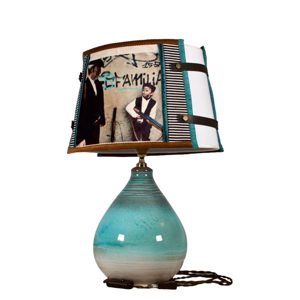 Lampada con paralume "Sa Luxi Noba"