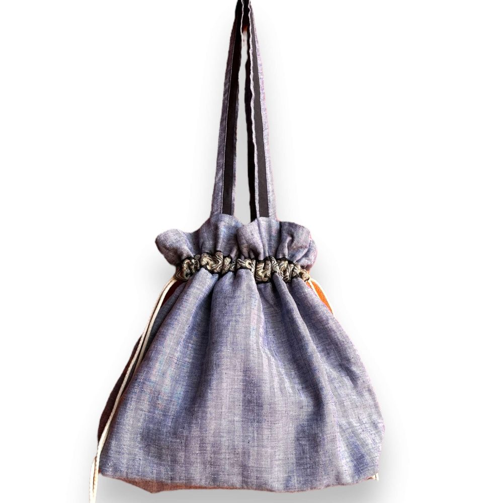 Borsa "Sa Marina" in  lino